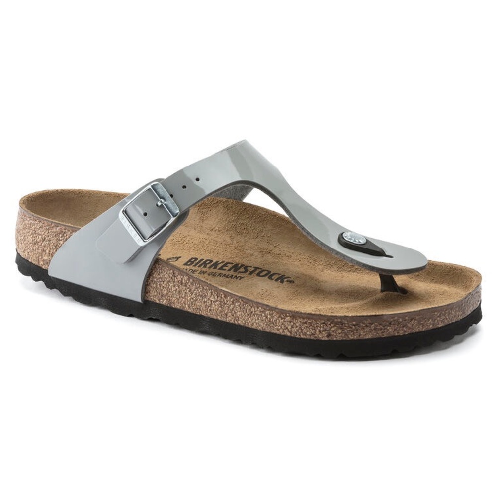 Birkenstock Gizeh Brown/Silver Size 36 / 5.5 US